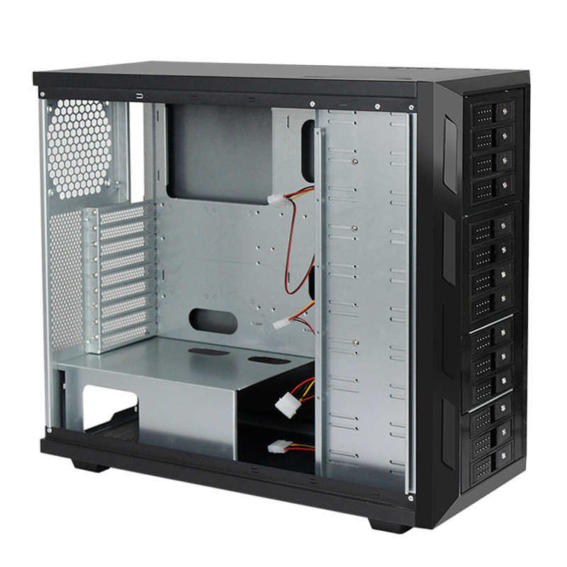 PC Computer Case SGCC aluminum Black Gaming PC Case  Gaming setup gaming cabinets 10 CD room chassis