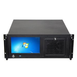 Manufacture 4U 19inch Industrial Computer Workstation sever Case with LCD  server chassis support ATX MB