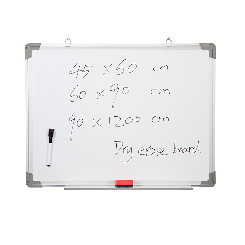 Office Teaching Meeting Message Board Blackboard Aluminum Wall Mounted Hanging Writing Magnetic Whiteboard