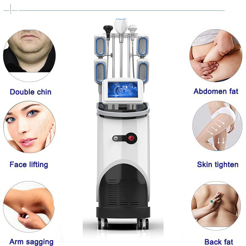 S23 Weight Loss Fat Burn Rf Face 5 Cryo Handles 360 Cryolipolysis slimming RF Body Contouring Machine maquina de criolipolisis