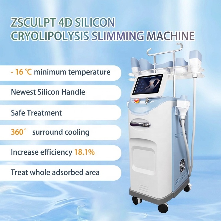 S9 Vertical Cool Body Sculpting Machines Fat Freezing 360 Beauty Equipment With Membranas Anticongelantes Criolipolisis