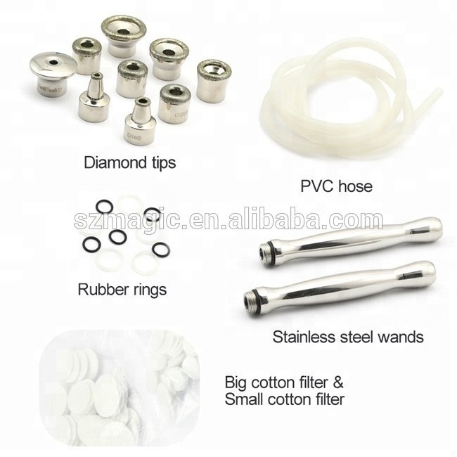 A1005 Microdermabrasion machine part/ diamond oxygen facial machines for suction blackhead remover