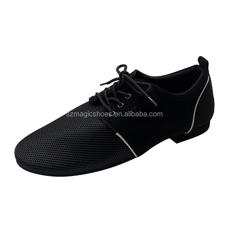 Personalized Modern Sansha Dance Shoes Men Soft Suede Sole Breathable