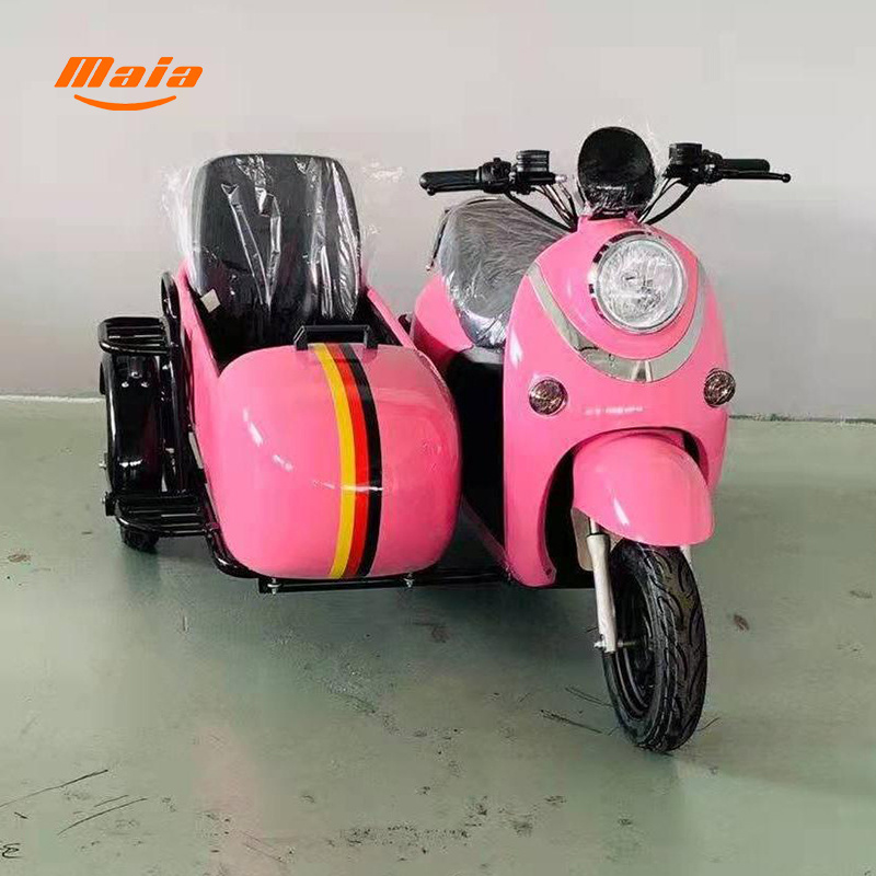 Factory Sale 1500w Side Car Sidecar 3 Three Wheel Electric Scooters China Zongshen 3 Wheels Chopper Motorcycle with Side Car Eec