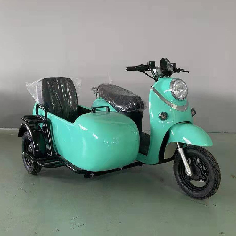 Factory Sale 1500w Side Car Sidecar 3 Three Wheel Electric Scooters China Zongshen 3 Wheels Chopper Motorcycle with Side Car Eec