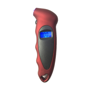 150 PSI Digital Tire Pressure Gauge 4 Settings with Non-Slip Grip and Backlit LCD-Button Cells