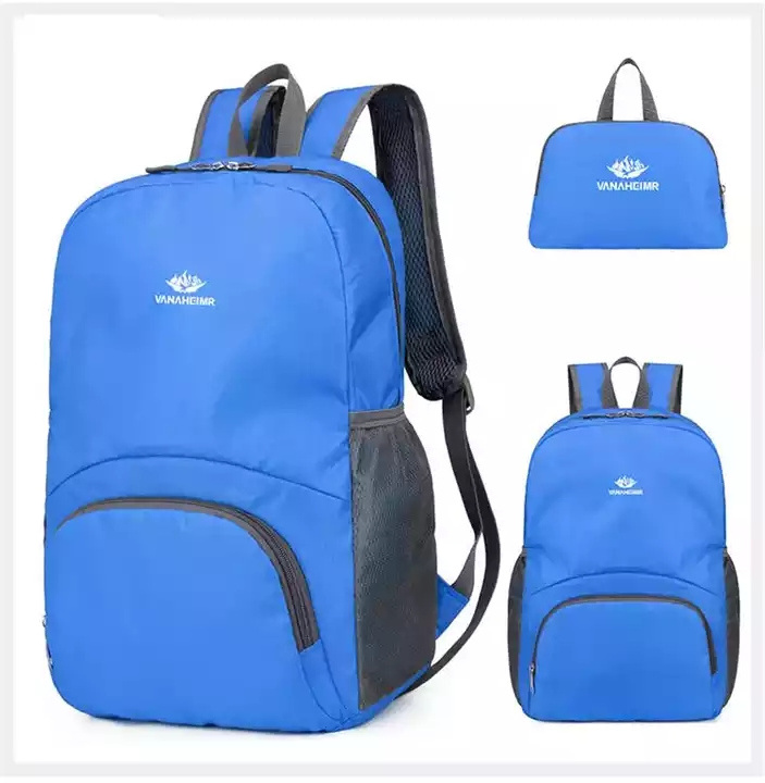 newest designs light weight mountain small foldable travel sport back packs with logos