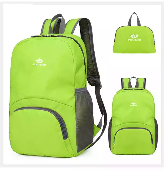 newest designs light weight mountain small foldable travel sport back packs with logos