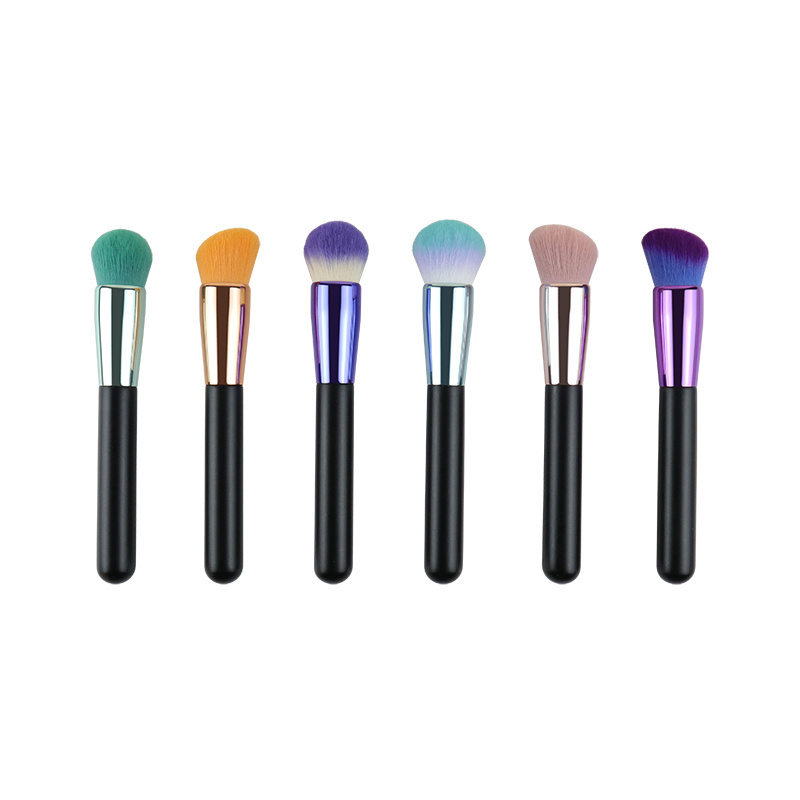 2022 New Design Professional Makeup Brush Macaron Series Foundation Brush Tools Customized Best Makeup Brushes