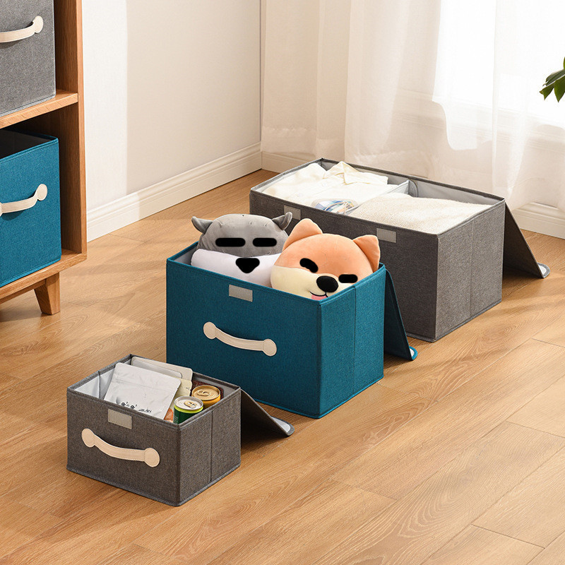 High Quality Toys Storage Boxes Box Room Cube Basket Organizer Bags Cloths Storage Box Folding Household Items