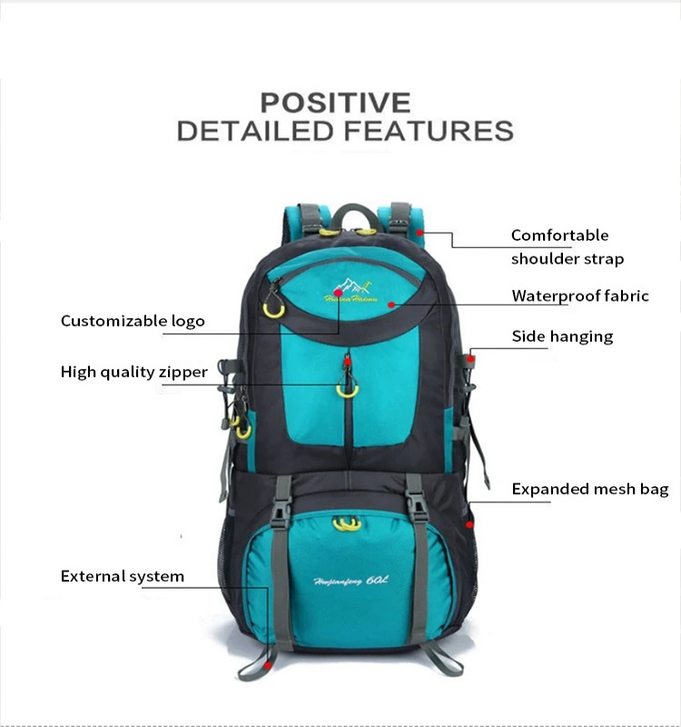 50L 60L Large Capacity Outdoor mountaineering bag Multifunctional cross country running backpack for men travel Sports Backpack