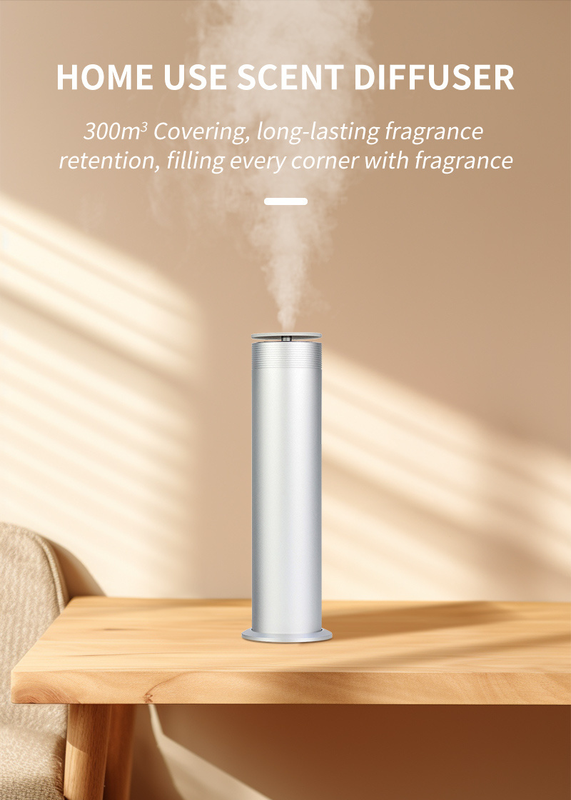 Portable Home Fragrance Scent Diffuser Built-in Lithium Battery House Perfume Air Freshener Dispenser