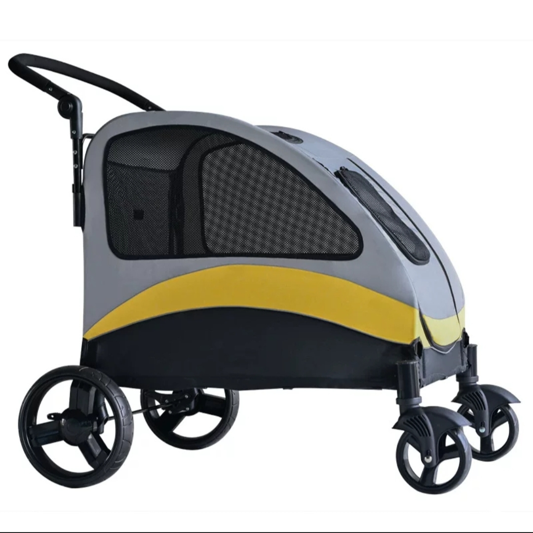 Factory Direct Pet Carts For Large And Medium-sized Dogs Foldable Pet Strollers For Outdoor Use