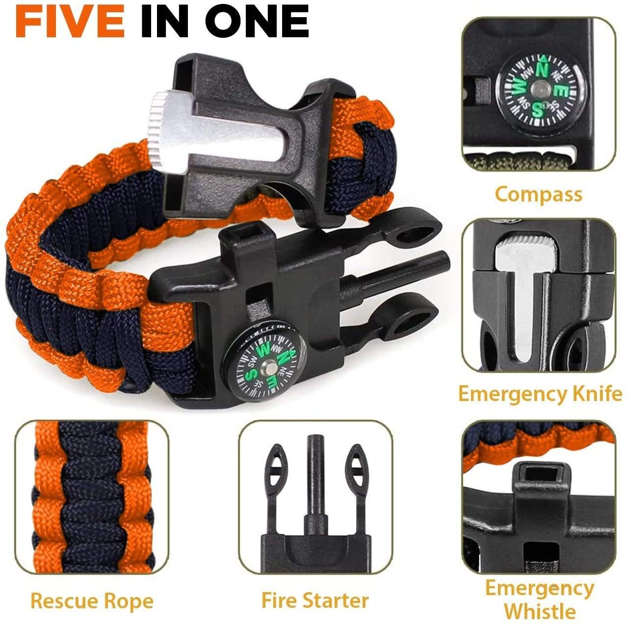 wholesale 550 paracord products cuerda ascender rope climbing pulseras paracord bracelet buckles with knife