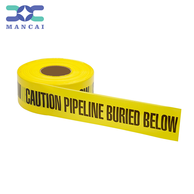 Factory Wholesale Pe Warning Tape Non Adhesive Barrier Warning Tape Caution Barricade Tape