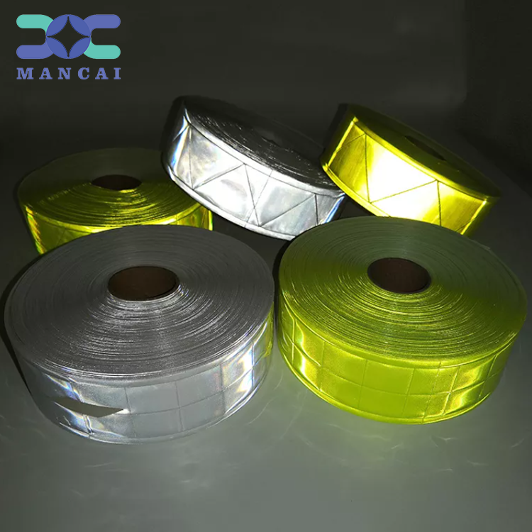 Wholesale Reflective Material High Intensity Reflective Tape Pvc 5m, Reflective Strip Of Pvc Reflective Cloth Material Tape