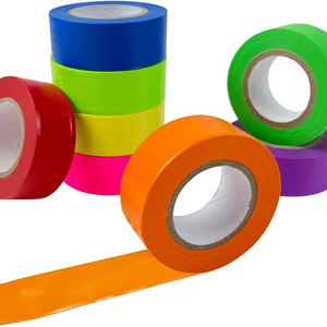 MANCAI  Free Sample Survey Marking Tape Surveyor Tools Colored Marker Flagging Tapes