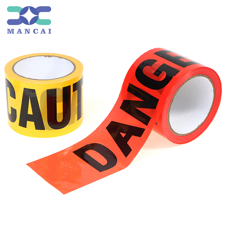 Factory Wholesale Pe Warning Tape Non Adhesive Barrier Warning Tape Caution Barricade Tape