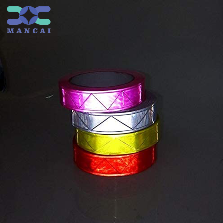 Wholesale Reflective Material High Intensity Reflective Tape Pvc 5m, Reflective Strip Of Pvc Reflective Cloth Material Tape