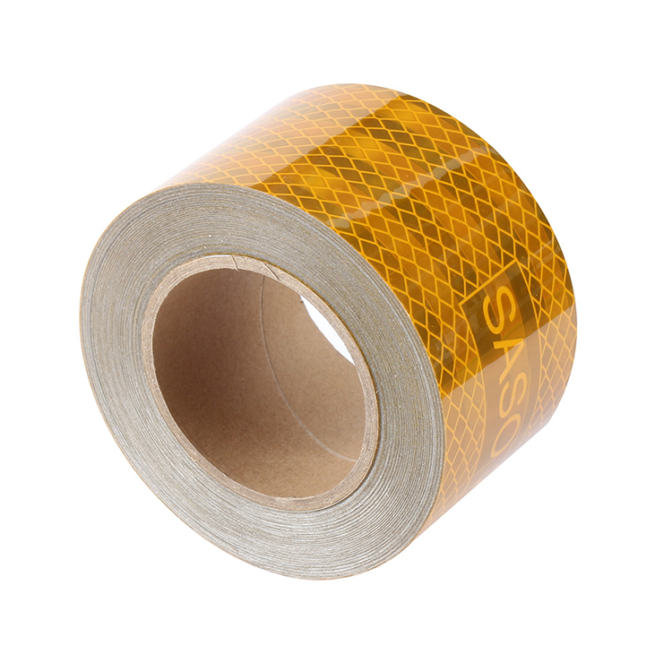 High Visibility 25M 50M Yellow Red White Saso2913 Conspicuity Marking Tape For Saudi Market Dm Saso 2913 Reflective Tape