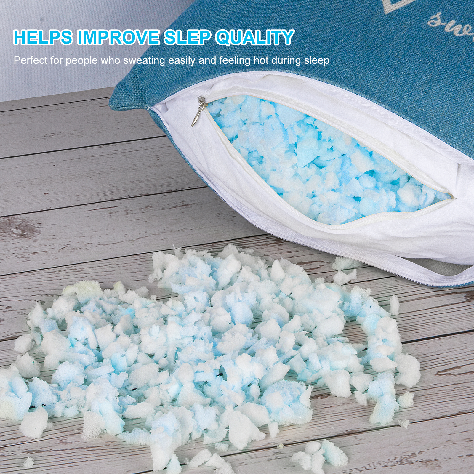 Memory Foam Filling Wholesale Best Quality Soft Shredded Polyurethane Memory Foam Filler For Bean Bags