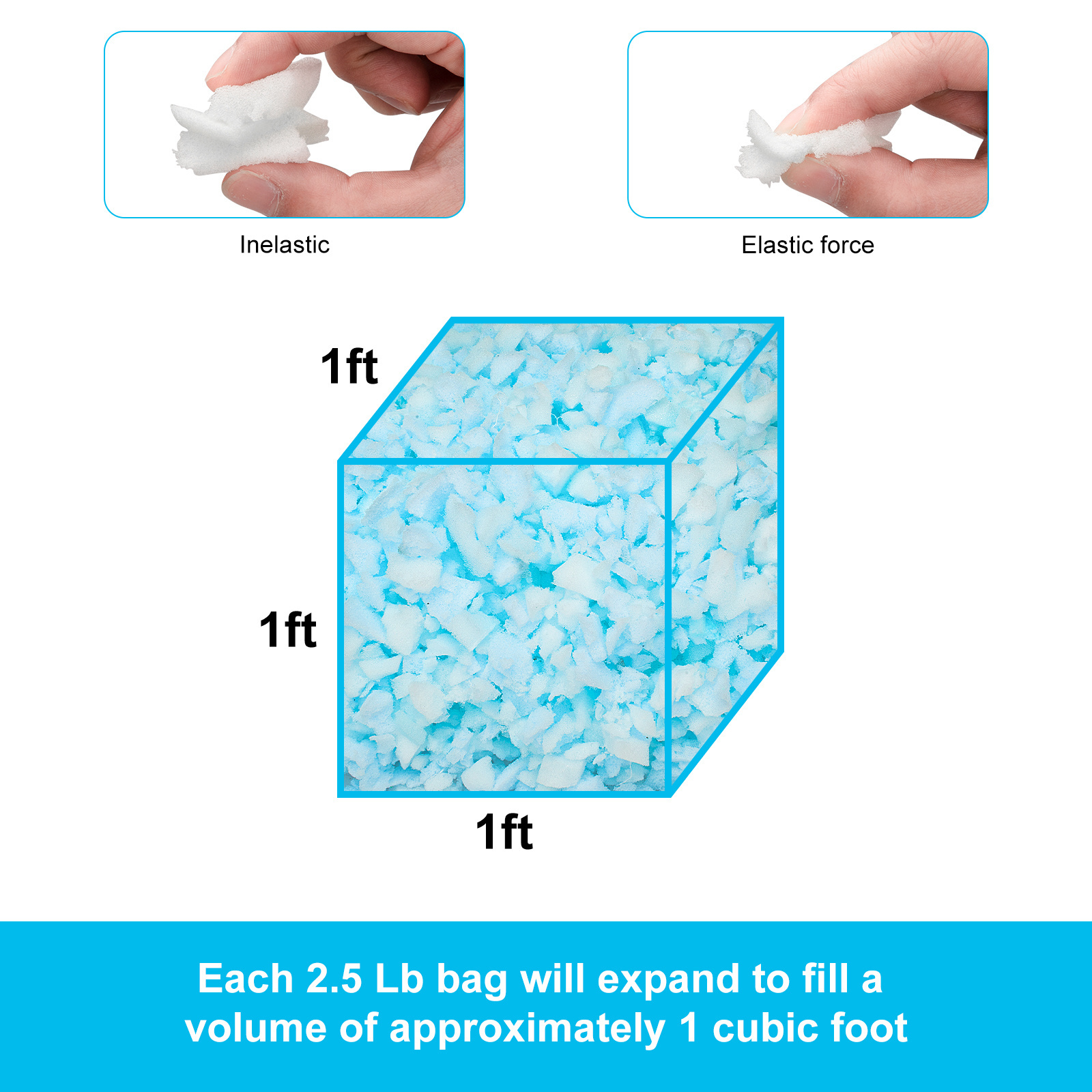 Memory Foam Filling Wholesale Best Quality Soft Shredded Polyurethane Memory Foam Filler For Bean Bags