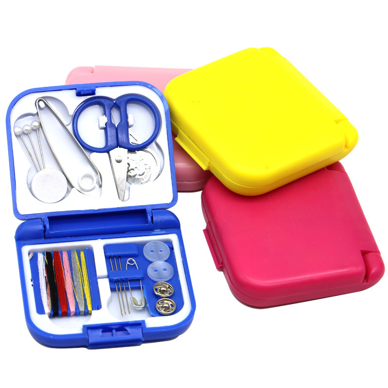 Household Portable Knitting Kits sewing tool storage box Multi-function Box U Scissors Sewing Kits Needles Sewing set box