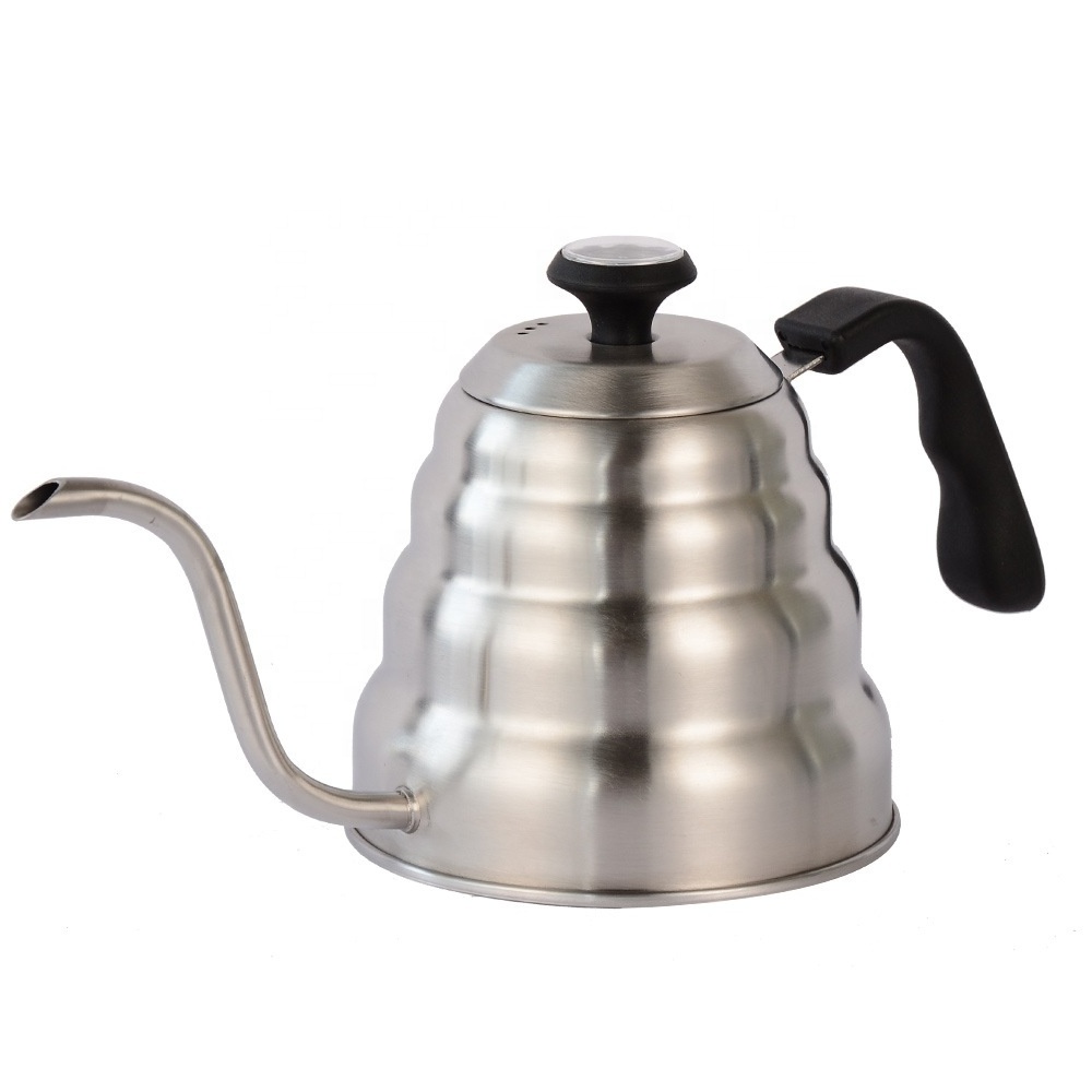 1.2L Large Capacity Gooseneck Pot Stovetop Cloud Kettle Stainless Steel Pour Over Coffee Kettle For Coffee Tools