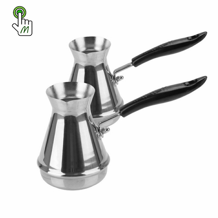 Food Grade Turkey Style Stainless Steel Pour Over Hand Drip Jug Coffee Maker Coffee Kettle Offices Arabic Coffee Pot