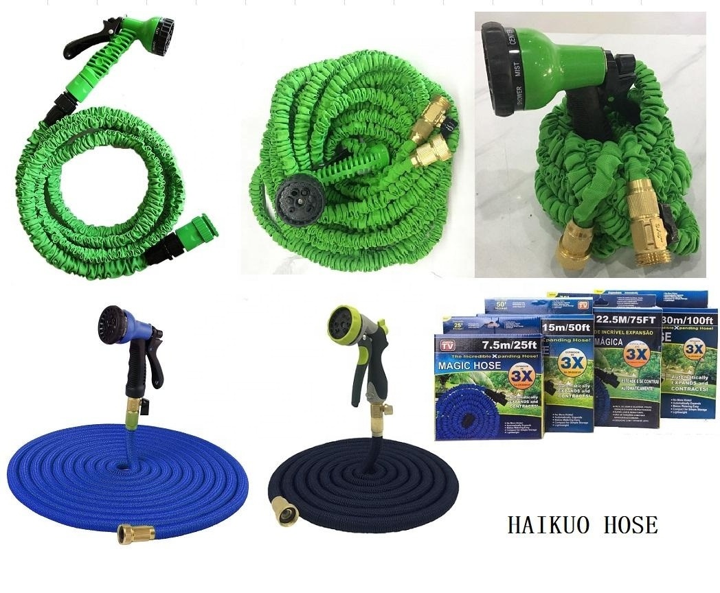 Cheap Flexible Magic Water Pipe Expandable Garden Hose Pipe 50 ft Magic Hose with Function Nozzles Magic Expandable Water Hose