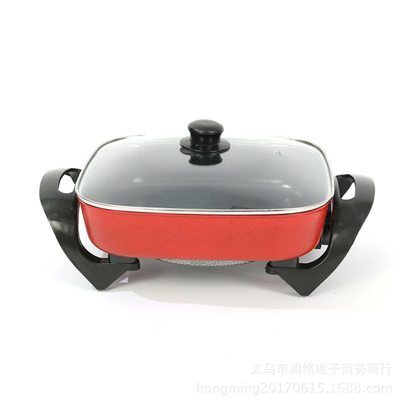 High quality new design electronic cooking pots cookware set multifunctional household cooking square hot pot