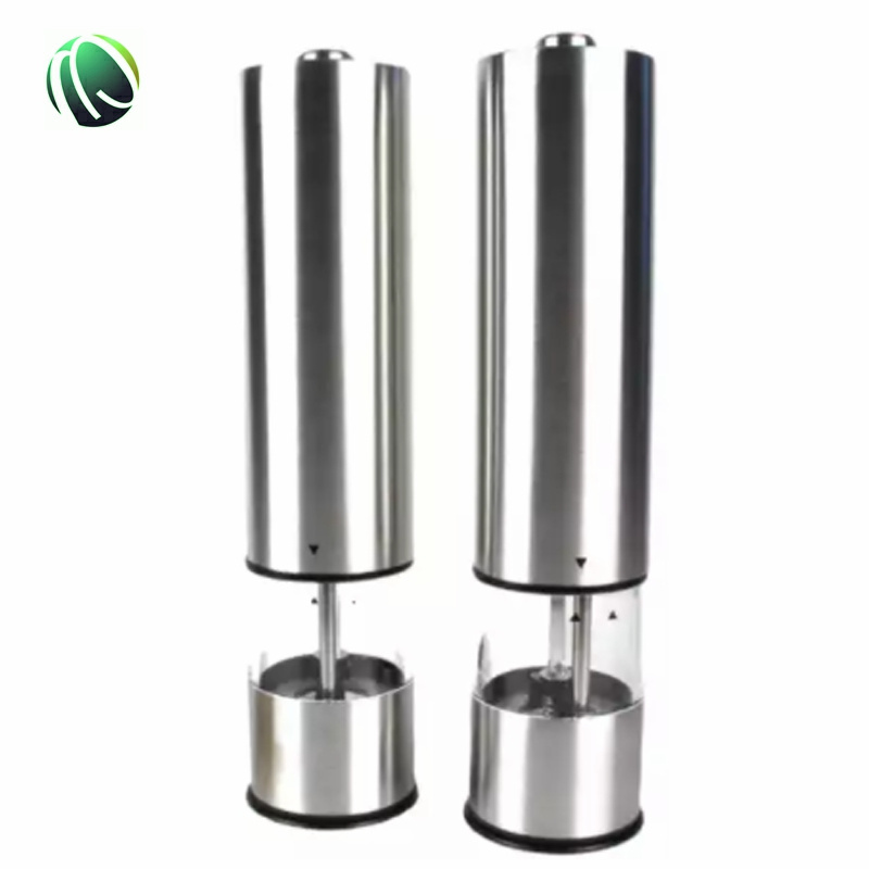 Electric salt and pepper grinder set wholesale battery operated pepper mill grinders