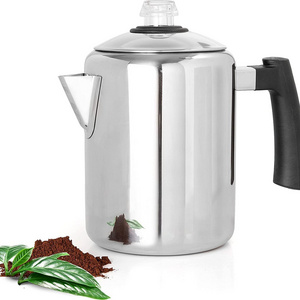 Stainless Steel Coffee Percolator Coffee Pot Excellent For Camping Coffee Pot