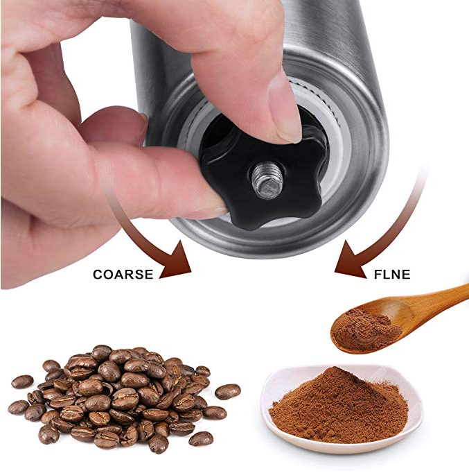 Factory Directly coffee tools Manual Ceramic Adjustable coffee Milll small mini coffee grinder