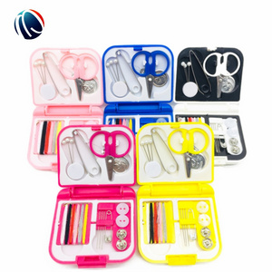 Household Portable Knitting Kits sewing tool storage box Multi-function Box U Scissors Sewing Kits Needles Sewing set box