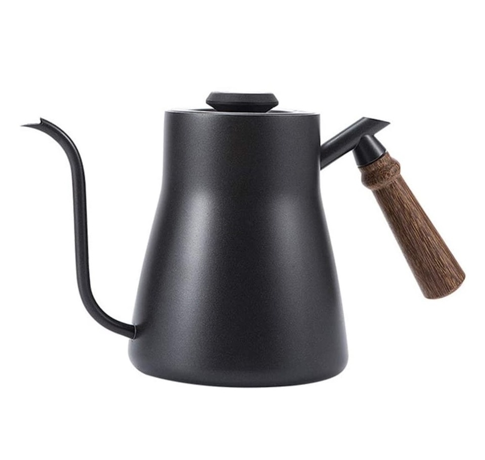 Long Narrow Spout Coffee Pot Pour Over Kettle Gooseneck Spout Drip Coffee Pot Teapot with Thermometer