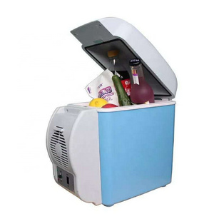 Portable 7.5L Mini Car Fridge Freezer Cooler Warmer Multi-Function 12V Cooling Heating Mini Fridge Camping Travel Refrigerator