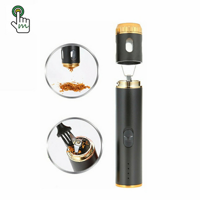 Electric Torch Shape Grinder Crusher Crank Herb Muller Machine Herb Tobacco portable Grinder