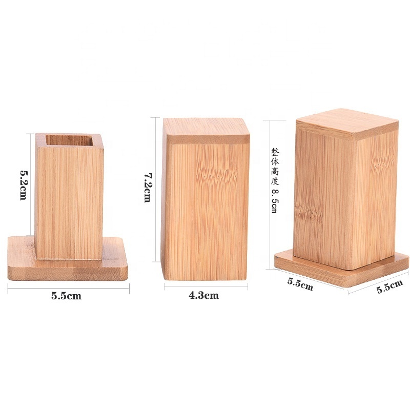 Custom logo Factory Outlet Bamboo Sanitary Close Toothpick Box Portable High Quality Toothpick Holder For Home