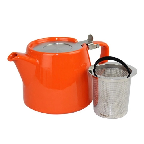 Ceramic teapot stainless steel filter household British afternoon tea American coffee pot