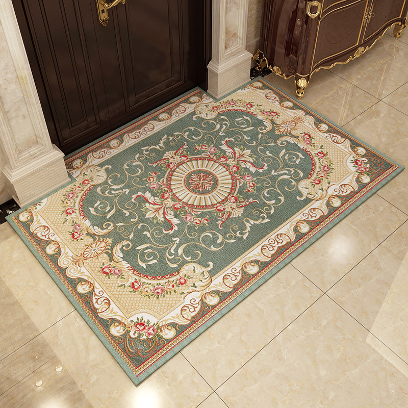 Home Decoration European Style Floral Rug Floor Mat Room European  Decoration European Style Floral Rug Floor Mat Room