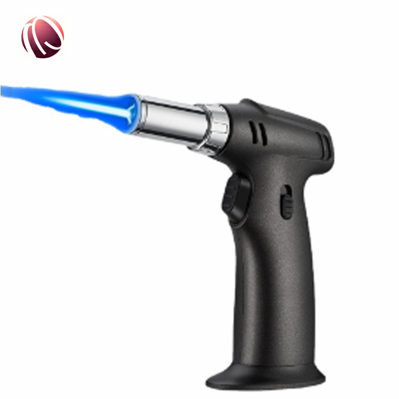 Blue Flame Gas Lighter Torch Flame Can lock the fire Gun Gas Cooking Torch Baking Gas Lighter