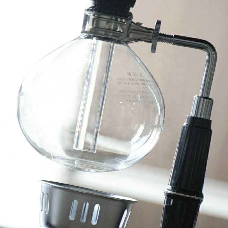 3 Cups Manual Syphon Coffee Maker Pot Hand Glass Vacuum Coffee Maker Brewer Heat resistant Siphon Coffee Machine Filter