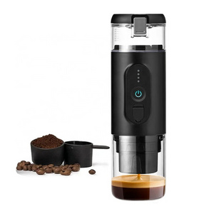 Custom Logo USB Electric Outdoor Travel Espresso coffee Machine Heating Water Car Coffee Maker Mini Coffee Machine Portable