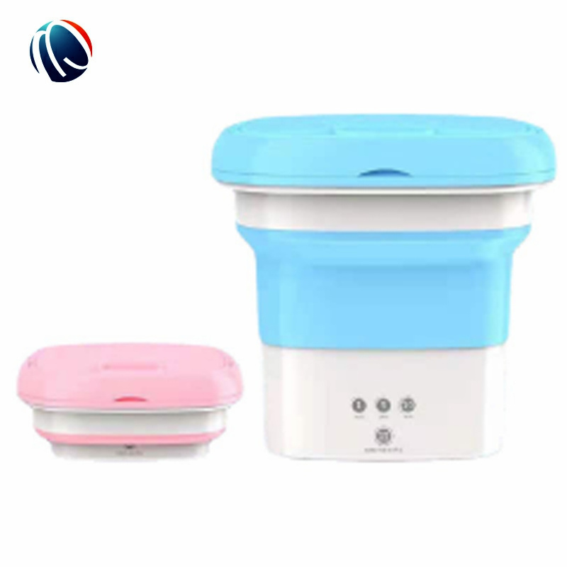 Home travel single tub laundry washer electric foldable folding portable mini washing machine