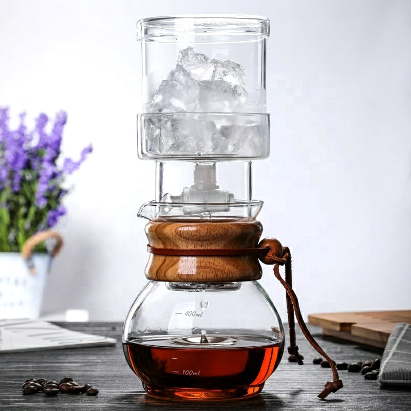 Manufactures Hot Custom Logo Plastic Tritan BPA Free High Borosilicate Glass Camping Portable Iced Cold Brew Coffee Maker