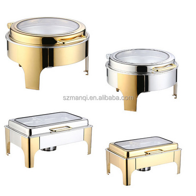 Factory direct supply  buffet chafing dish food warmer buffet chafing dish used catering equipment