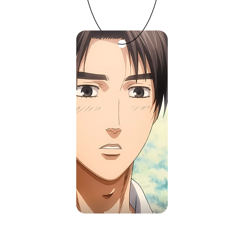 High quality customized cartoon anime movie characters hanging paper custom car air freshener deodorization