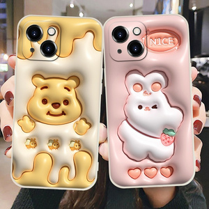 Wholesale personalized free sample cute cover anime mobile phone case for phone 11 14 15