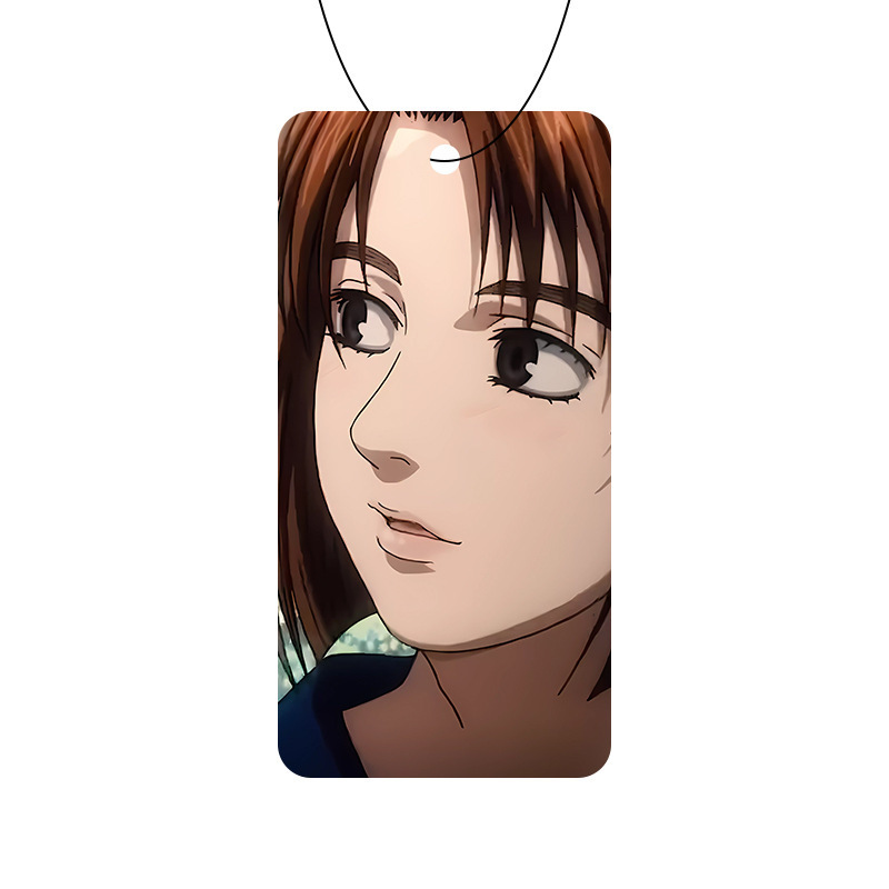 High quality customized cartoon anime movie characters hanging paper custom car air freshener deodorization